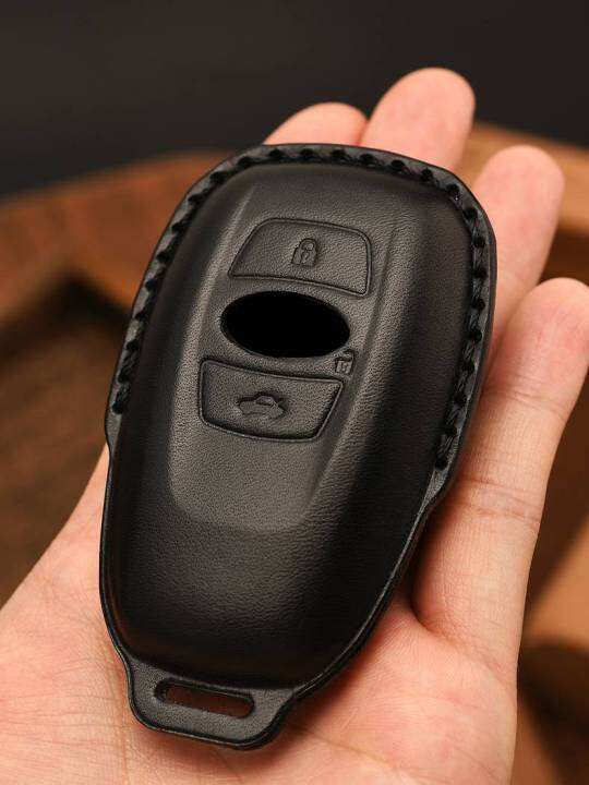 genuine-leather-car-key-cover-case-for-subaru-forester-outback-xv-legacy-keyring-shell