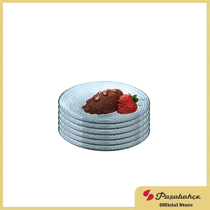 Pasabahce Generation Dessert Plate 150mm 6-inches, Set of 6 (Soft Blue ...
