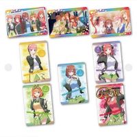 Bandai The Quintessential Quintuplet Cards Collection Board Games Anime Figure Letters Table Board Toys For Kids Christmas Gifts