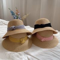 [COD] travel straw hat sunshade female version tide fisherman retro lady