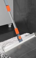 【CC】❁❡  Cleaning Handle Telescopic Broom Silicone Floor Squeegee Strip Window Glass Household Sweeping