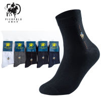 High Quality Fashion 5 Pairslot nd PIER POLO Casual Soft Cotton Socks Business Embroidery Mens Socks Manufacturer Wholesale