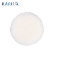 Karlux แผ่นขัดเคลือบสีรถยนต์ 5นิ้ว ขัดเงา แบบแปะ (100% เนื้อขนสัตว์ละเอียดมาก)