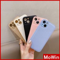 【คุณภาพสูง】Mowin - เคสไอโฟน เคส iPhone ซิลิโคนนุ่มเคสหนังหรูหราขอบสี่เหลี่ยมเต็มรูปแบบการป้องกันกล้องกันกระแทกสีทึบหนังพื้นผิวสไตล์เรียบง่ายสำหรับ iPhone 13 Pro Max iPhone 12 Pro Max iPhone 11 Pro Max iPhone 7 Plus iPhone XR XS MAX ?MW?