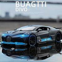 ℡ 1/32 Alloy Diecasts Metal Toy Car Model Bugatti Divo Toy Vehicles Miniature Car Model With Light Toys For Boys Kids Christmas Gi