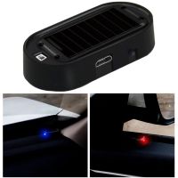 【LZ】✤  Car Fake Security Light Solar Powered Simulated Dummy Alarm Wireless Warning Anti-Theft Caution LED Lamp Flashing Imitation New