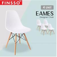 ?น่าซื้อ :  เก้าอี้ เก้าอี้โมเดิร์น Furniture พร้อมพนักพิง รุ่น Eames Chair (ได้เฉพาะ: ขาว) สุดพิเศษ