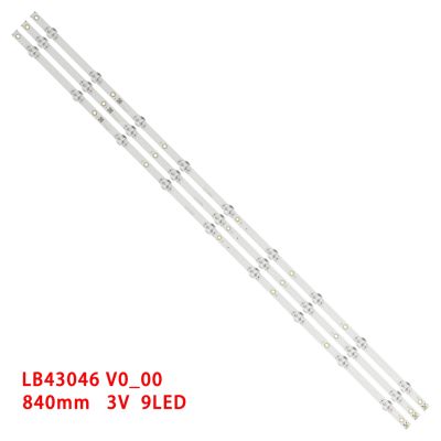 LED backlight strip 9lamp for Philips 43PFT5503 43PFS5801 43PFS5803/12 43PFS5823/12 LC430DUY SH A1 TPT430H3 LB43046 V0 02 V0 00