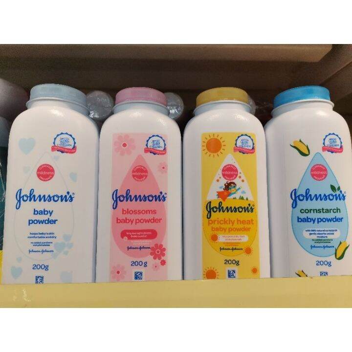 【COD】 Johnson's Prickly Heat Powder/Cornstarch/Blossoms Baby Powder