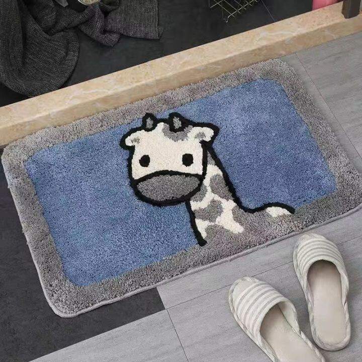 bathroom-absorbent-carpet-anime-carpet-pure-color-bathroom-door-mat-heart-shaped-rug-area-carpet-household-floor-mat-fluffy-rug