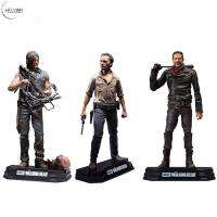 เฮลล๊อบบี้ PVC ภาพยนตร์เรื่อง Negan ซอมบี้ตัวละครในภาพยนตร์เรื่อง The Walking Dead ตุ๊กตาขยับแขนขาได้ของเล่นโมเดลฟิกเกอร์สะสมของเล่นฟิกเกอร์โมเดลโมเดล