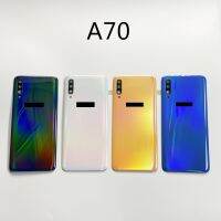 【ส่องแสงอิเล็กทรอนิกส์】สำหรับ SAMSUNG Galaxy A70 SM-A705FN /Ds ฝาเคสแบตเตอรี่ A705ปลอกหุ้มช่องหลังปกป้องเคสโทรศัพท์เลนส์กรอบกระจกกล้องถ่ายรูป