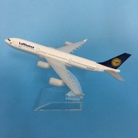 【CC】 JASON 16cm Lufthansa Airbus A340 Airplane Plane Aircraft Diecast Metal 1/400 Scale Planes Dropshipping