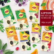 Trà túi lọc Lipton vị hoa quả - Hộp 25 gói