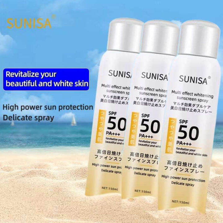 Slingbling Shop Set Of 3 Lifusha Whitening Sunscreen Spray 150ml Sunisa Multi Effect 0121