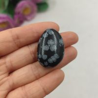 สโนวเฟลกออบซิเดียน หินดิบ ธรรมชาติ ขัดมัน   Snowflake Obsidian Tumbled Stones  Healing อัญมณีแร่ ตัวอย่างบ้านสวนตกแต่ง