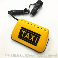hyf✲● Car Taxi Sign Glowing 12V Signs Lights TAXI TAXI-COB
