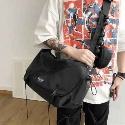 ✲◄ กระเป๋าสะพายข้างผู้ชาย กระเป๋าคาดเอว Mens sports waterproof and durable multi-function outdoor fashion Messenger bag