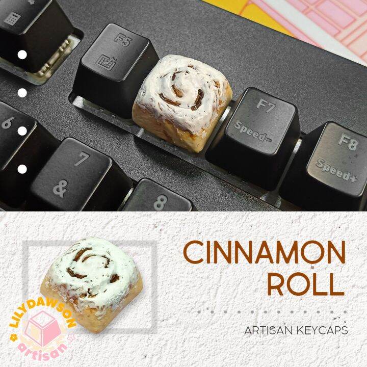 Cinnamon Roll Handmade Artisan Keycap for Mechanical Keyboard by lilydawson4A9 Lazada PH