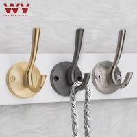 ❈☄♠ WV Modern Wall Hanging Clothes Hook Bedroom Robe Living Parlor Coat Hook Robe Hook Towel Hook Bathroom Accessories