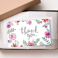 30 Pcs White Thank You Card Thank You for Your Order Card Praise Labels for Small Businesses Supplies Decor Gift Card Packaging Greeting Cards