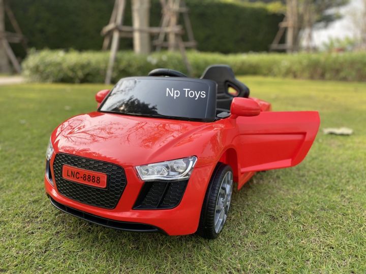 toykidsshop-รถแบตเตอรี่เด็ก-รถเด็กนั่งทรงออดี้-ขนาด2มอเตอร์-เปิดประตูได้-มีเสียงเพลง-no-004