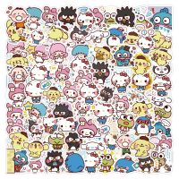 [NEW EXPRESS]┋✎♣ 80 pcs Chibi Sanrio Cartoon Characters Waterproof Stickers