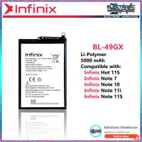 แบตเตอรี่ Infinix Hot 11S / Note 10 / Note 11i / Note 11S / Note 7 BL-49GX Battery 5000mAh