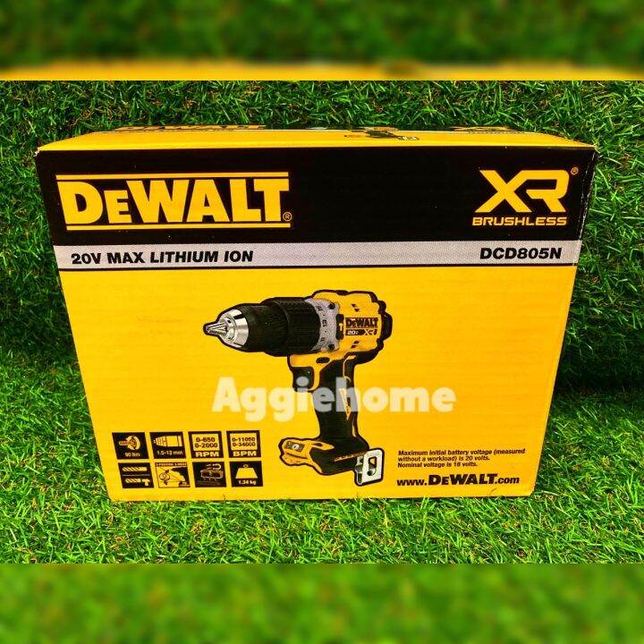 dewalt-สว่านกระแทกไร้สาย-20v-รุ่น-dcd805n-มอเตอร์-brushless-ตัวเปล่า-สว่าน-สว่านกระเเทก-จัดส่ง-kerry