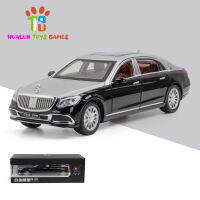 ยานพาหนะโลหะขนาดเล็กเก็บเด็ก S600รถ1:24รุ่นจำลองโลหะผสม Maybach