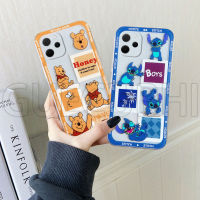 นิ่มเคส Nova Y61 ใหม่2022เคสลายการ์ตูนน่ารักหมีพูต่อตกเคสซิลิโคนใสเคสโทรศัพท์ Huawei Nova Y61เคสฝาครอบโทรศัพท์สวยงาม