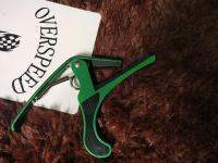 overspeed Guitar Capo คาโป้ รุ่น os -01 สีเขียว เเถมฟรีปิกกีต้าร์ 3 อัน