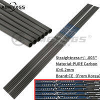 CE เพลาลูกศรคาร์บอนบริสุทธิ์31นิ้ว Spine300 Spine500 Spine400 ID6.2mm สินค้านำเข้าจากเกาหลี