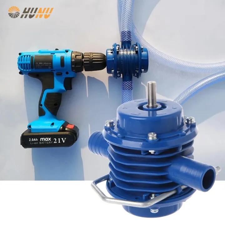 self priming drill powered pump