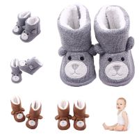 PROPET Winter Toddlers Cartoon First Walkers Baby Knitting Shoes Warm Boots Infant