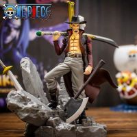 Deluxe World Government Dracule Mihawk Action Figure POP Anime Toy 10th Anniversary Big Excellent Model Collectibles