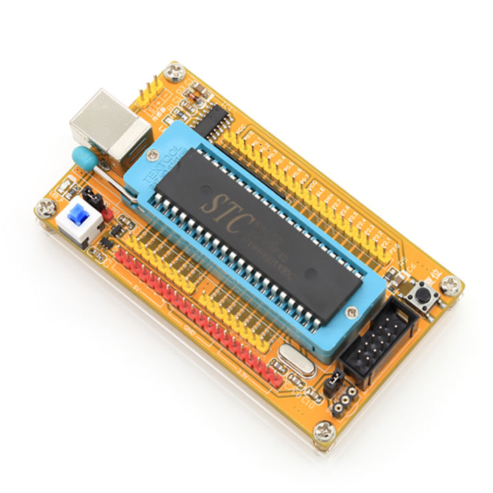 51-single-chip-microcomputer-minimum-system-board-stc-main-control-board-support-isp-with-usb-cable