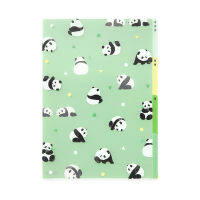 MIDORI 3 Pockets Clear Folder  Panda / แฟ้ม 3 ช่อง ขนาด A4 ลายน้องแพนด้า แบรนด์ MIDORI จากประเทศญี่ปุ่น (D35353006)