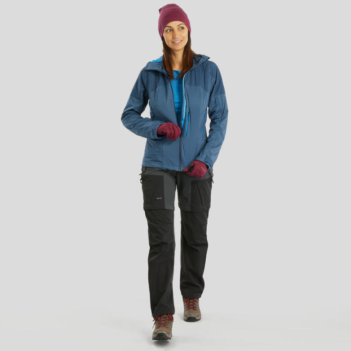 พร้อมส่ง-กางเกงขายาวผู้หญิงแบบถอดขาใส่เดินเทรคกิ้งบนภูเขา-convertible-mountain-trekking-trousers-womens-trekking