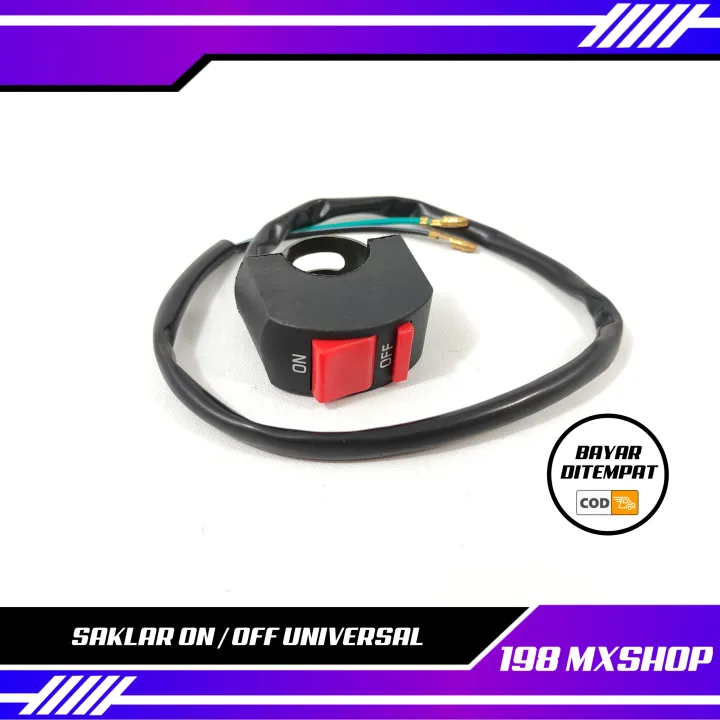 SAKLAR ON / OFF UNIVERSAL - ENGINE STOP / SAKLAR LAMPU KLX - CRF ...