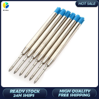 [On Sale] [ข้อเสนอพิเศษ] 6 ballpoint pen refills 10 cm blue large refill refills，ไส้ปากกา cross