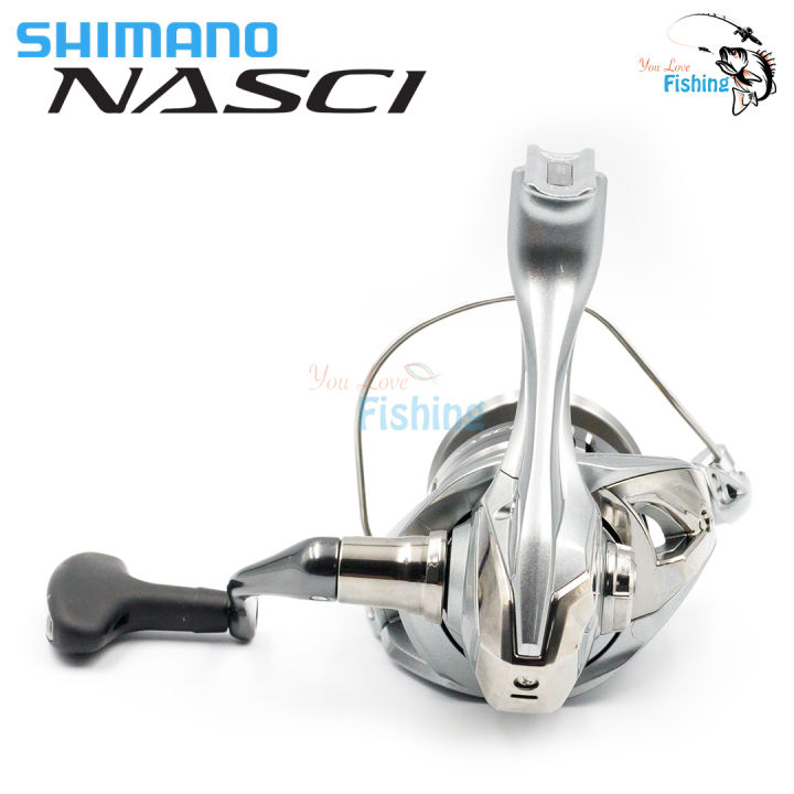 รอกสปินนิ่ง-รุ่นใหม่-ปี-2021-shimano-nasci-มี-5-เบอร์-ให้เลือก-ของแท้ประกันอีสเทิร์น-เหมาะสำหรับ-ช่อน-กะพง-ชะโด