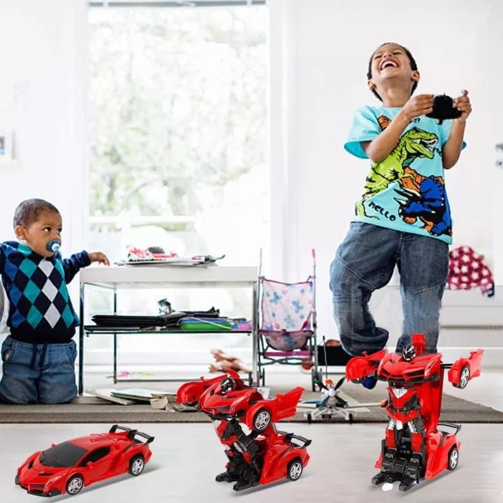 รถบังคับ-รถบังคับวิทยุ-รถแข่ง-รถของเล่น-รถแปลงร่างเป็นหุ่นยนต์-ของเล่นเด็ก-รถบังคับะหุ่นยนต์-2-ใน-1พร้อมส่ง
