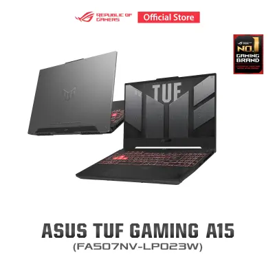 ASUS TUF Gaming A15 gaming laptop 15.6Inch, 144Hz FHD IPS, NVIDIA GeForce RTX 4060 + AMD Radeon Navi2 Graphics , AMD Ryzen 7 7735HS , 16GB (8x2) DDR5, 512GB PCIe 4.0 NVMe M.2 SSD , FA507NV-LP023W