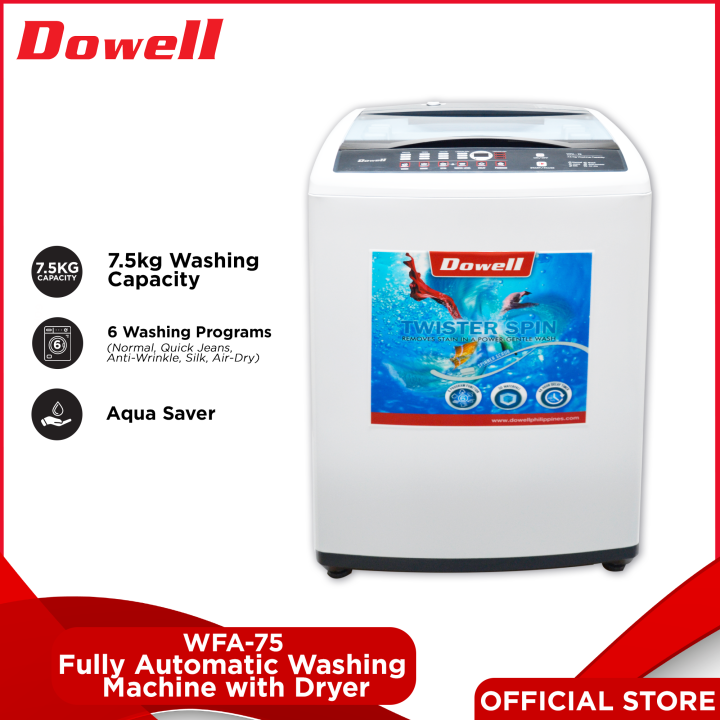 Dowell WFA-75 7.5 kg. capacity Fully Automatic Washing Machine with ...