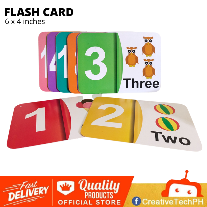 Numbers 123 Flash Cards | Lazada PH