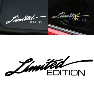 ；‘【】- LIMITED EDITION Vinyl Car Window Sticker Car-Styling Decal Decoration Waterproof Sunscreen Super Reflective Sticker 16CM*3.8CM