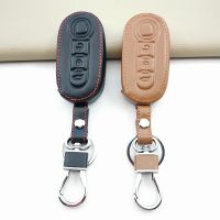 ✱☍☏ Carrying New Style Leather Key Case Remote Fob Cover for FIAT 500 Panda Stilo Punto Doblo Grande Bravo 500 Ducato Minibus