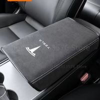 hot【DT】 Car Central Armrest Cover Tesla 3 Y 2022 Supplies 2023 Accessories