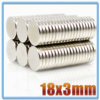 2-200PCS 18x3 mm Strong Round Magnets 18mmx3mm Rare Earth Craft Reborn Fridge 18x3mm Bulk Neodymium Magnets 18x3mm N35